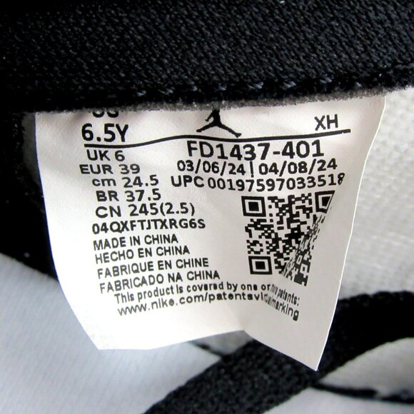 Air Jordan 1 Retro High OG "Midnight Navy" Sneakers GS Size 6.5Y NEW - Picture 11 of 14